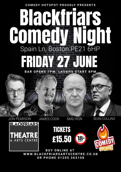 Blackfriars Comedy Night - June 2025