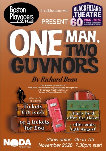 One Man, Two Guvnors - Boston Playgoers